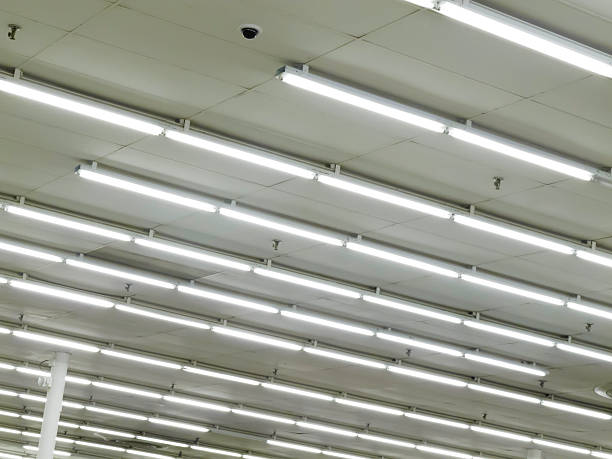 DALI Flurorescent Lights showing office ceiling